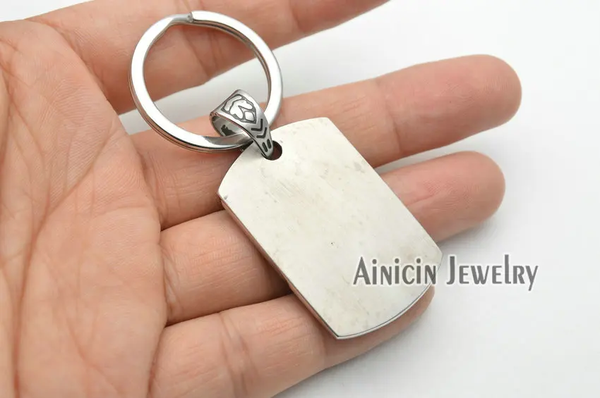 Цепочка для ключей из нержавеющей стали 316L диаметр 30 мм|bag accessories|fashion key chainkey chain |