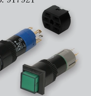 

[ZOB] 01-154.0252 reset button switch 01-284.0252 lock Switzerland EAO four open four closed 16mm  --2PCS/LOT