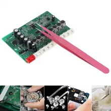 1 шт. Пинцет из нержавеющей стали 135 мм антистатические щипцы с прямым наконечником прецизионный инструмент для пайки электронных пинцетов