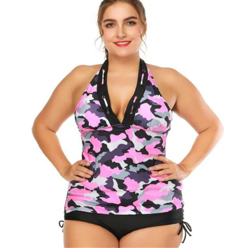 Plus size camo swimwear Clearance