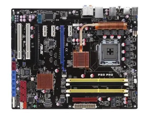 ASUS P5Q برو الأصلي سطح اللوحة DDR2 LGA 775 لوحات 16 GB P45 سطح اللوحة شحن مجاني ASUS P5Q برو الأصلي سطح اللوحة DDR2 LGA 775 لوحات 16 GB P45 سطح اللوحة شحن مجاني