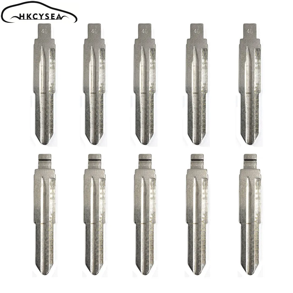 

HKCYSEA NO. 40 Engraved Line Lishi 2 in 1 Blank Scale Shearing Teeth Uncut Key Blade 40# CH1 for Chevrolet Captiva/Epica