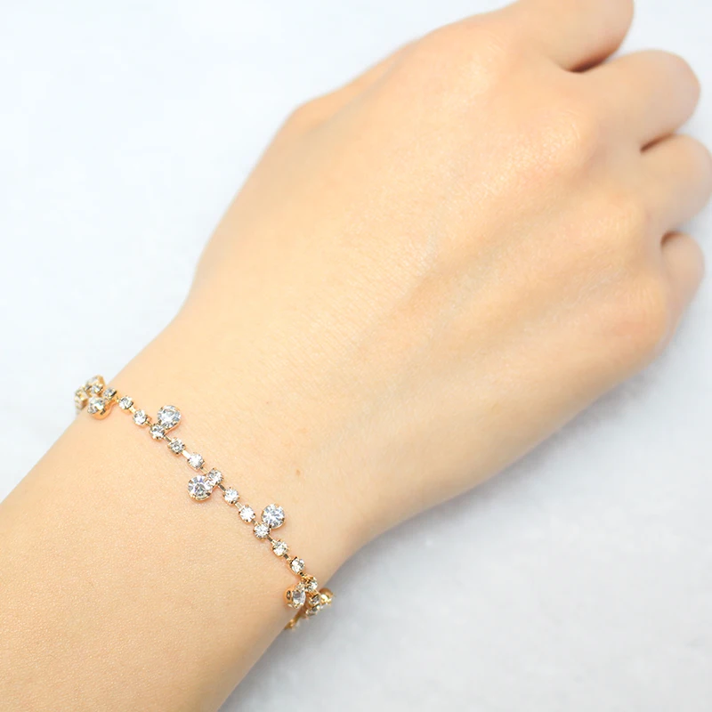 

Rhinestone bracelets for women bijouterie jewelry women's bracelets bracelet for girl Fashion jewelry accessory chain bracelets