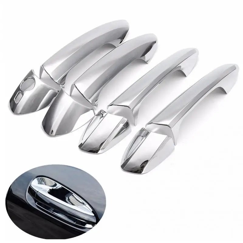 8pcs Electroplate Car Door Handle Covers For 2008 2015