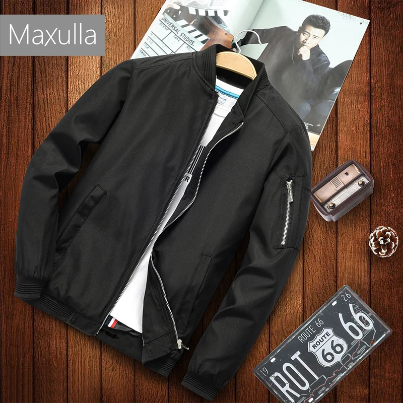 Maxulla الربيع رجل سترة الذكور عارضة الشارع الشهير الهيب هوب سليم صالح الطيار معطف الرجال منفذها زيبر سترة واقية الملابس 4XL ، WA001