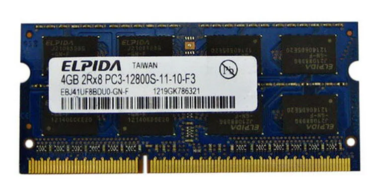 

Free shipping Brand New Sealed RAM DIMM 4G ELPIDA 2R*8 DDR3 1600MHZ 4G PC3-12800S 4GB notebook memory ram memory
