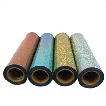 Голографическая виниловая печатная пленка для плоттера 2" x 20"(50 см x 50 см