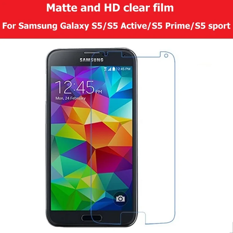 ЖК HD прозрачная глянцевая пленка для Samsung GALAXY S5 Active G870 I9600 Sport G860P Prime 5 1 &quotматовая с