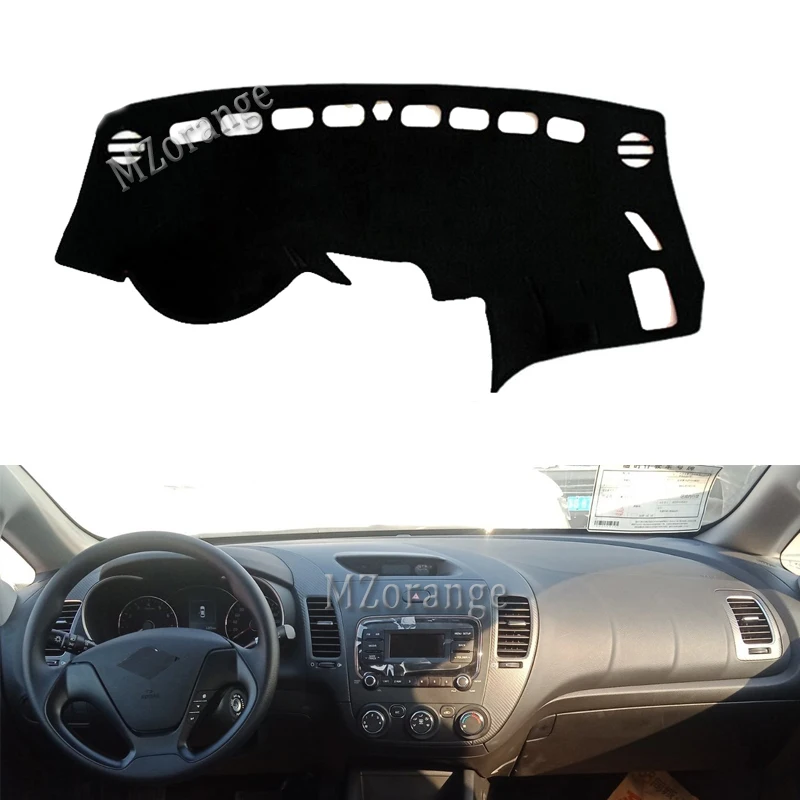 

Car Dashboard Cover Dash Mat Dash Pad DashMat Carpet ANti-UV NON-Slip For Kia Cerato Forte K3 2013-2015 2016 2017 2018