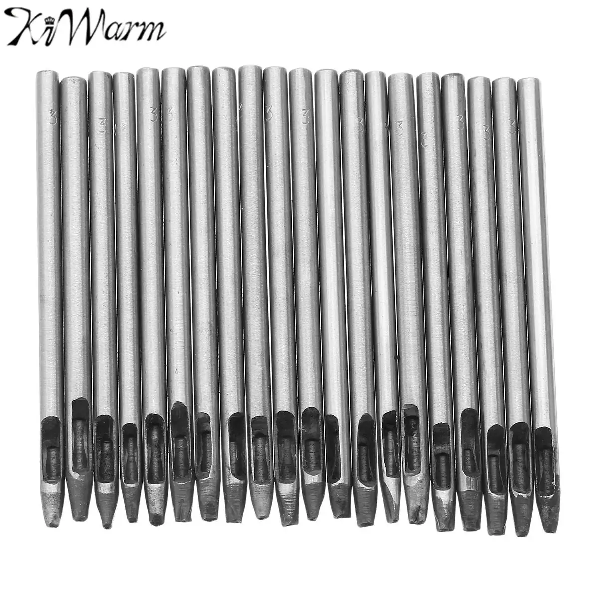 Buy KiWarm Practical 20pcs DIY Leather Punch Tool 3mm