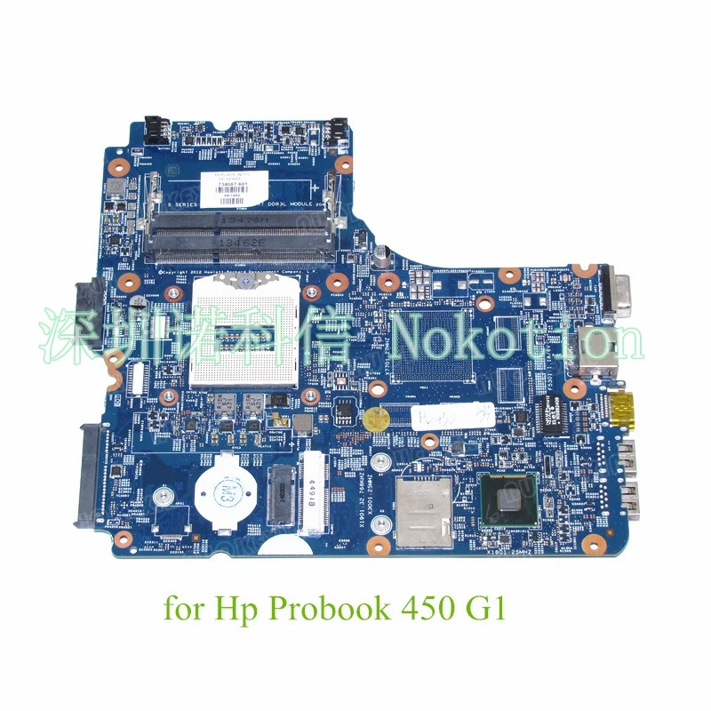 NOKOTION 48.4YW05.011 734087-601 734087-001 For HP Probook 450 G1 laptop motherboard NOKOTION 48.4YW05.011 734087-601 734087-001 For HP Probook 450 G1 laptop motherboard