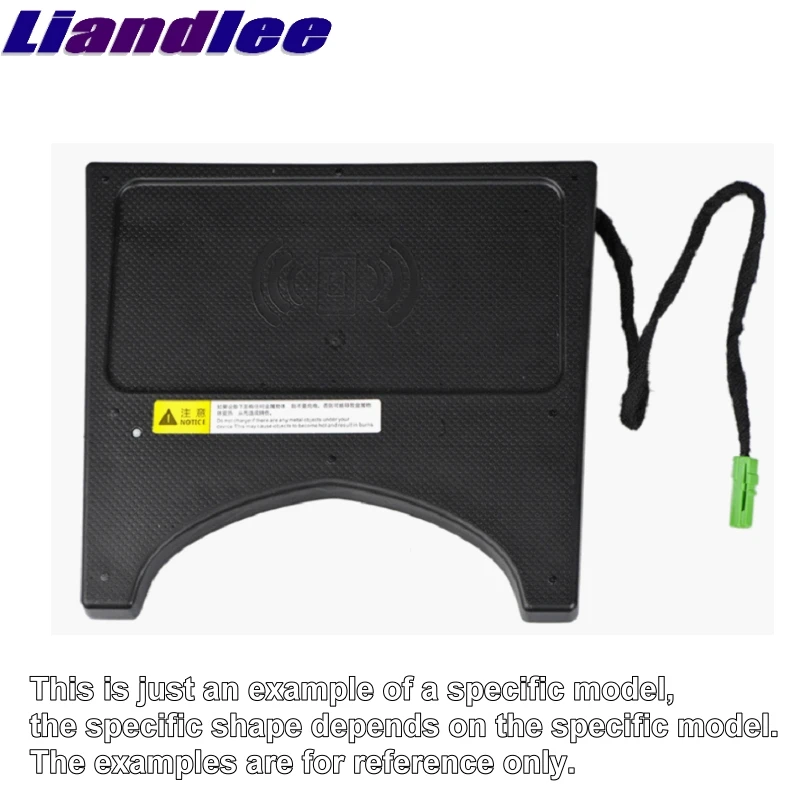 Liandlee Wireless Car Phone Charg er Armrest Storage Compartment Fast qi Charging For Porsche Cayenne 92A E2 2010