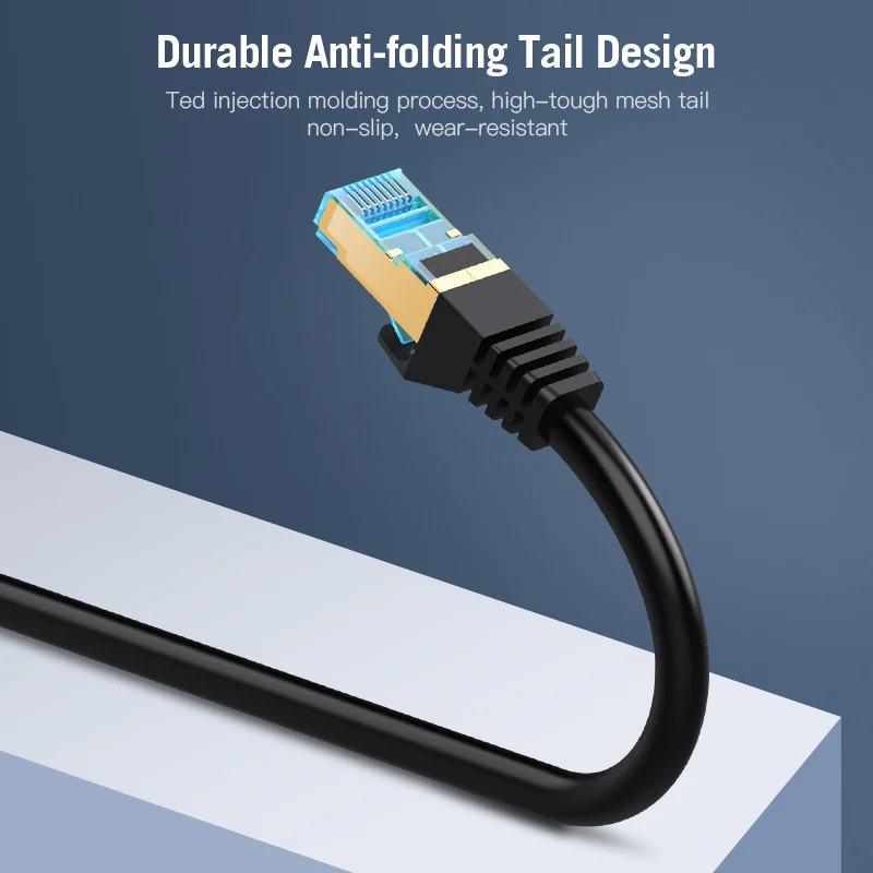 Ethernet кабель Vention Cat7 RJ45 Lan сетевой UTP Cat 7 Соединительный шнур для ноутбука 2 м/3 м/1 5 м/8