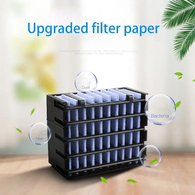 

Portable Air Cooler Evaporative Electric Fan With Filter Replacements In Quick Easy Way For Home Bedroom Living Room