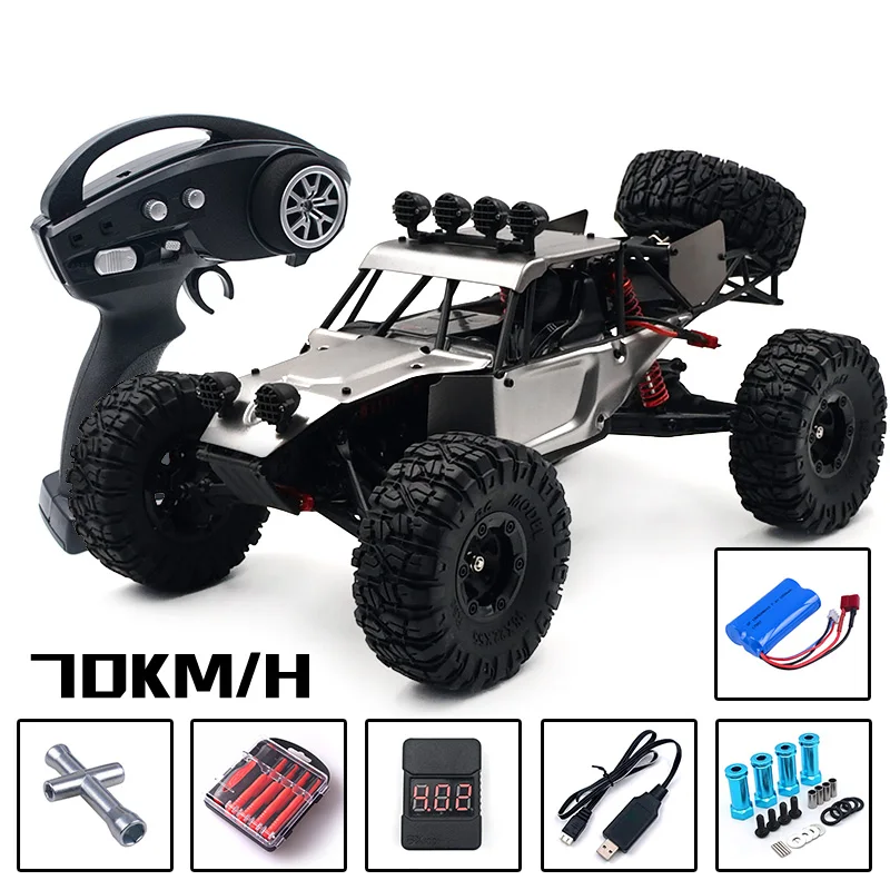 Rtr комплект Р/У Машинки 2 4 г 4WD 70 км/ч Радиоуправляемый автомобиль внедорожник для