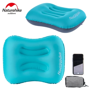 

Naturehike portable inflatable travel pillow TPU aeros pillow with pillowcase outdoor cushion soft neck protective air mat