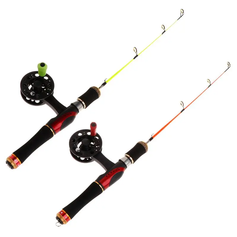1 Set Fishing Rod With Fishing Reel Ultralight Ice Fishing Portable