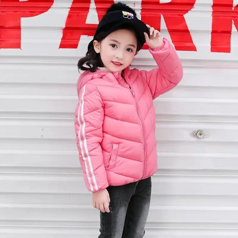 

Children's Jackets Coat Boys & Girls Warm Down Jackets Hooded Coat Parkas Kids Winter Jacket Children Outwears 6 Colors