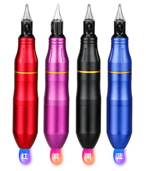 

Tattoo Rotating Pen Hybrid Permanent Makeup Tattoo Machine Strong Quiet Motor Power Supply Free shipping