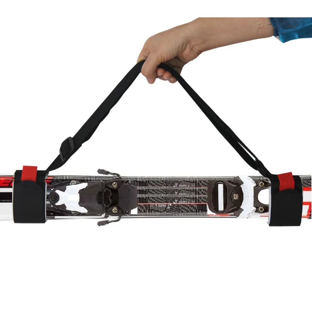 2pcs Durable Adjustable Easy Carry Handle Ski Carrier Shoulder Strap Free shipping HQ Free
