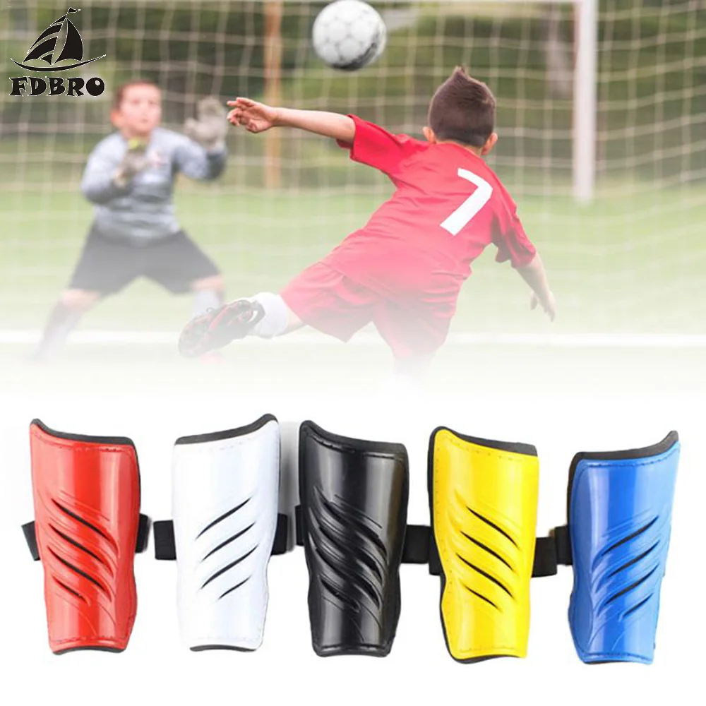 

FDBRO 2019 New 1 Pair Sports Safety Shin Guard Soccer Children's Leg Shields Football Leg Support Protector Shin Pads Breathable
