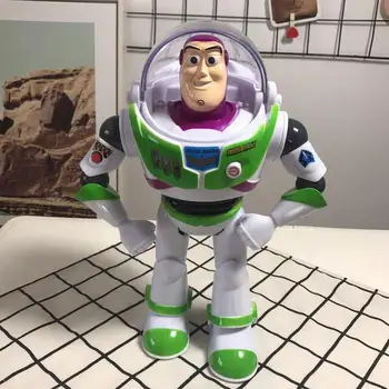 

30cm Popular Anime Toy story 4 electronic sound Action Buzz Doll Plastic toy wings lightyear PVC Figure Lovely birthday gift