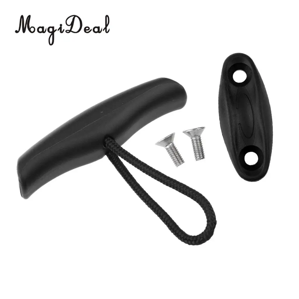 MagiDeal 10cm Durable Nylon Universal Canoe Kayak Inflatable Boat Toggle Carry Handle Pull Handle Grip w/ Cord Rope Replacement