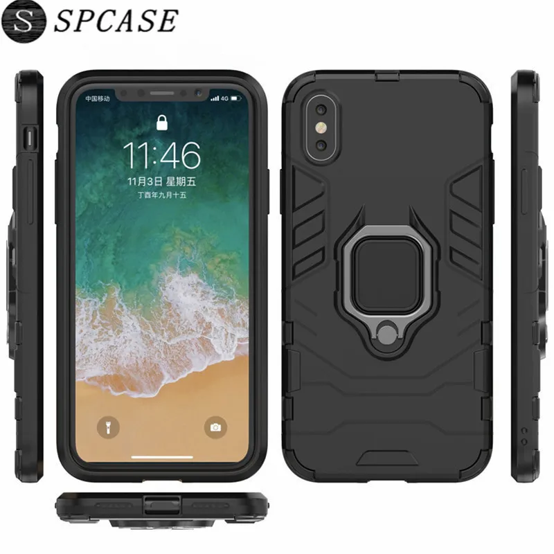 SPACSE магнитный держатель чехол для телефона Apple iPhone X Xr Xs Max 7 Plus 8 плюс 6-плюс 6s-плюс