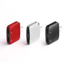 Headphone Audio Charging 2 in 1 Converter For iphone Lightning Charging Audio Cable Adapter Earphones Audio Splitter Adapter Headphone Audio Charging 2 in 1 Converter For iphone Lightning Charging Audio Cable Adapter Earphones Audio Splitter Adapter