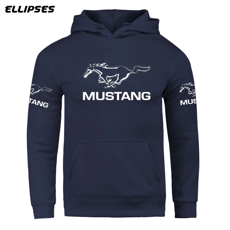 Новая модная спортивная одежда с логотипом Ford Mustang толстовки для мужчин и женщин