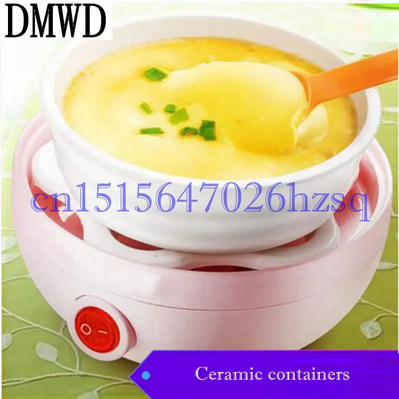 

DMWD 220V 200W Multifunctional Household Single layer egg cooker for up to 5 eggs Boiler Steamer Kitchen cooking tool