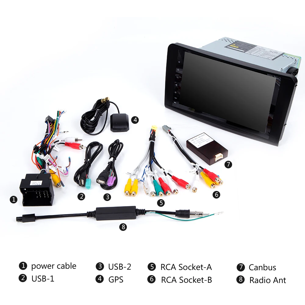 Clearance Eunavi 2 Din Quad core 9