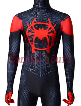 

2018 Newest Black Spiderman Costume Cosplay Fullbody Zentai Suit Halloween Spider-man Superhero Costumes For Adult/Kids