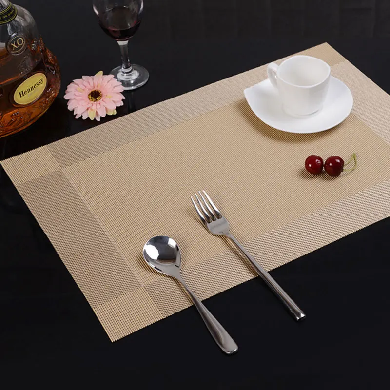 1PCS Fashion place mat PVC dining table mat Table placemats for table
