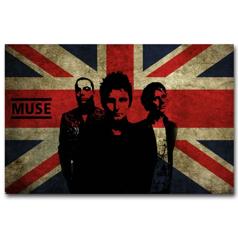 

MQ1690 MUSE Rock English Music Band Flag Singer Star Hot New Art Poster Top Silk Light Canvas Home Decor Wall Picture Printings