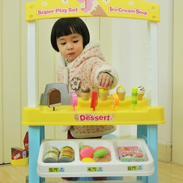 

abay 2019 hot Simulation Ice Cream Sale Car Children Toy WB-63
