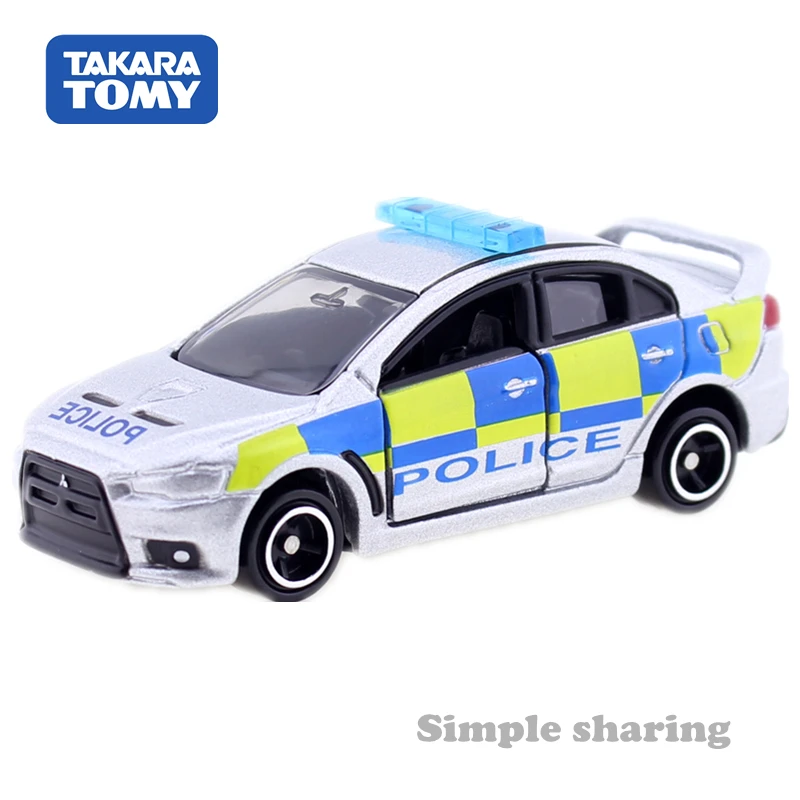 Takara Tomy Tomica № 39 Mitsubishi Lancer Evolution X UK полиции 1: 61 Авто двигатели автомобиля литая