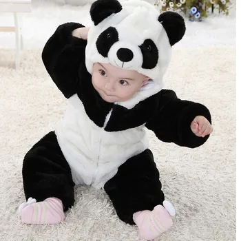 

Baby rompers panda new born baby Jumpsuit roupa de baby boys girls clothes bebe recem nascido safe to bite for 0-5 year infant