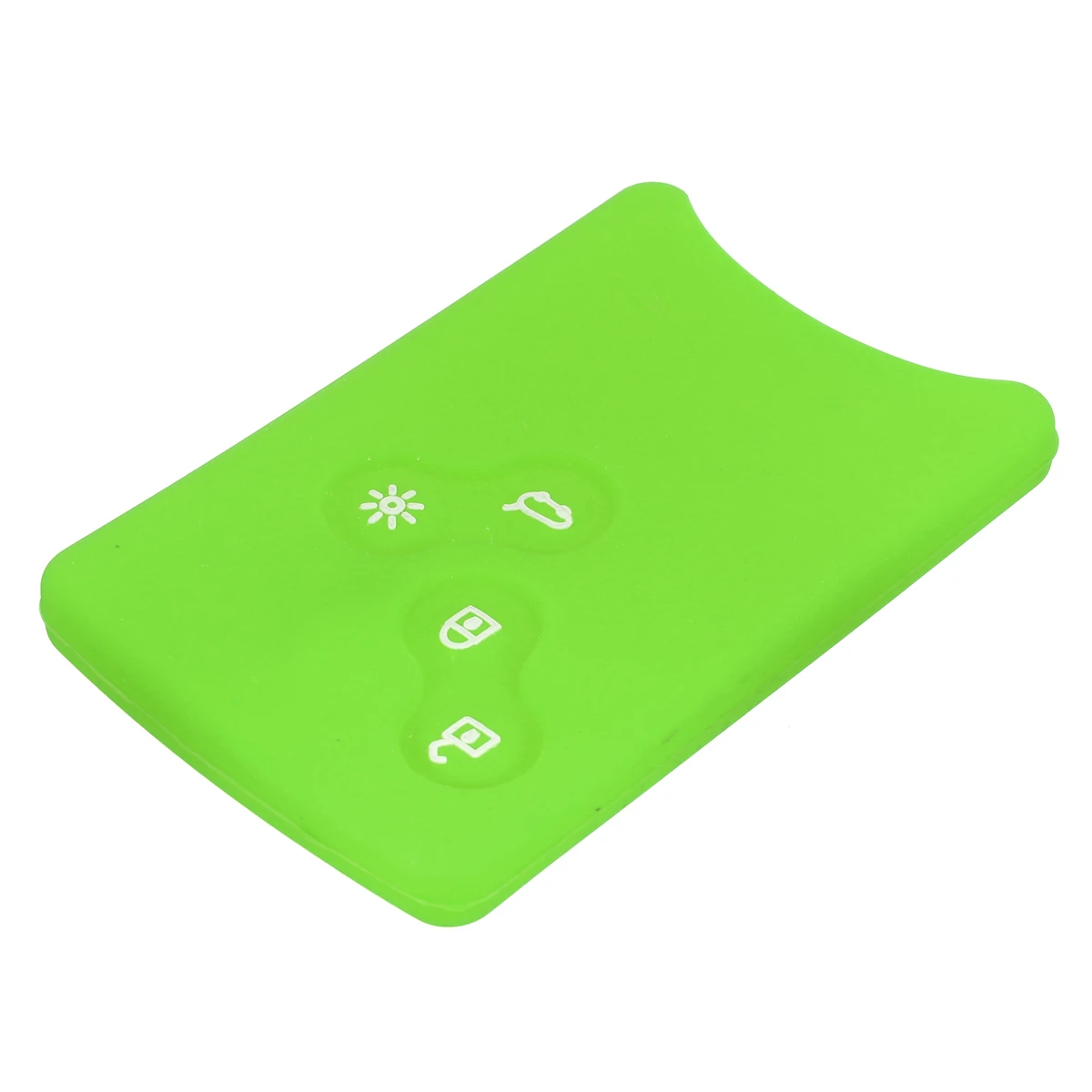 4 кнопки силиконовый чехол для ключей от машины крышка пульт дистанционного ключа оболочки чехол для RENAULT Laguna Koleos захвата - Название цвета: Зеленый