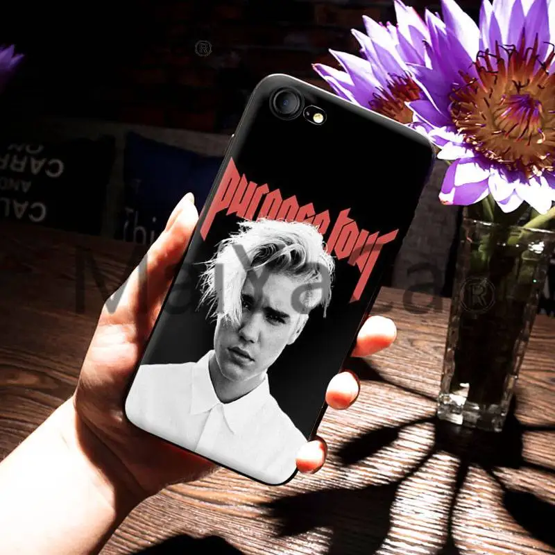 MaiYaCa For iphone 7 Case Justin Bieber Newest Cute Coque Phone Accessories Case for iPhone X 8 7 6 6S Plus X 5 XS XR Case