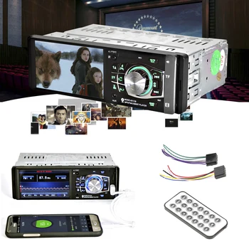 

4.1 inch Automagnitola 1 Din Car Radio MP5 Player Auto Audio FM BT 2.0 With Rear View Camera USB Steering Wheel Remote Control