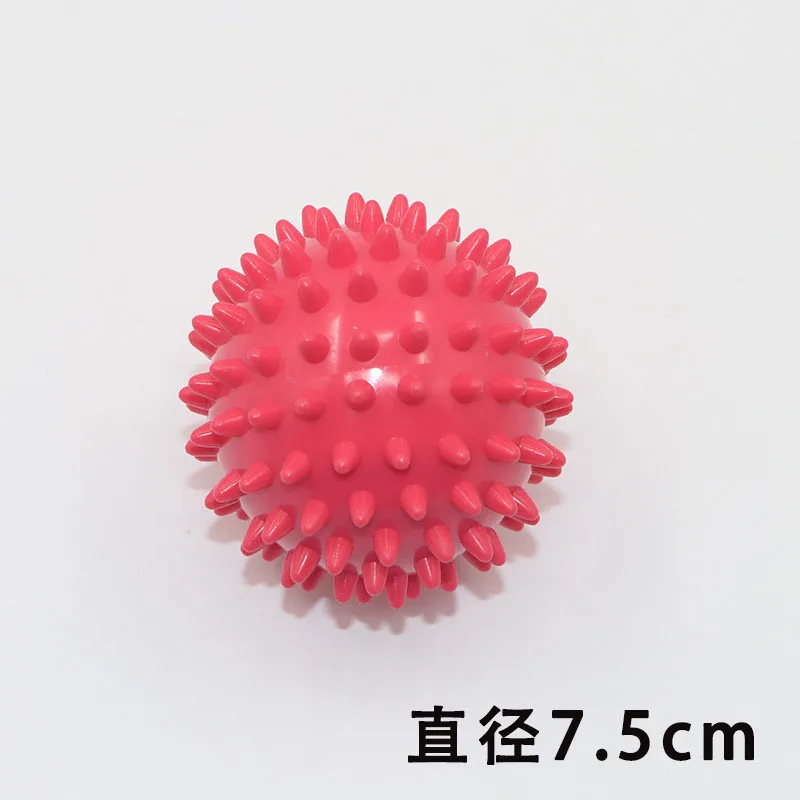 Массажный мяч Spiky Yoga Gym Trigger Point снятие стресса 7 5 см портативный расслабление мышц