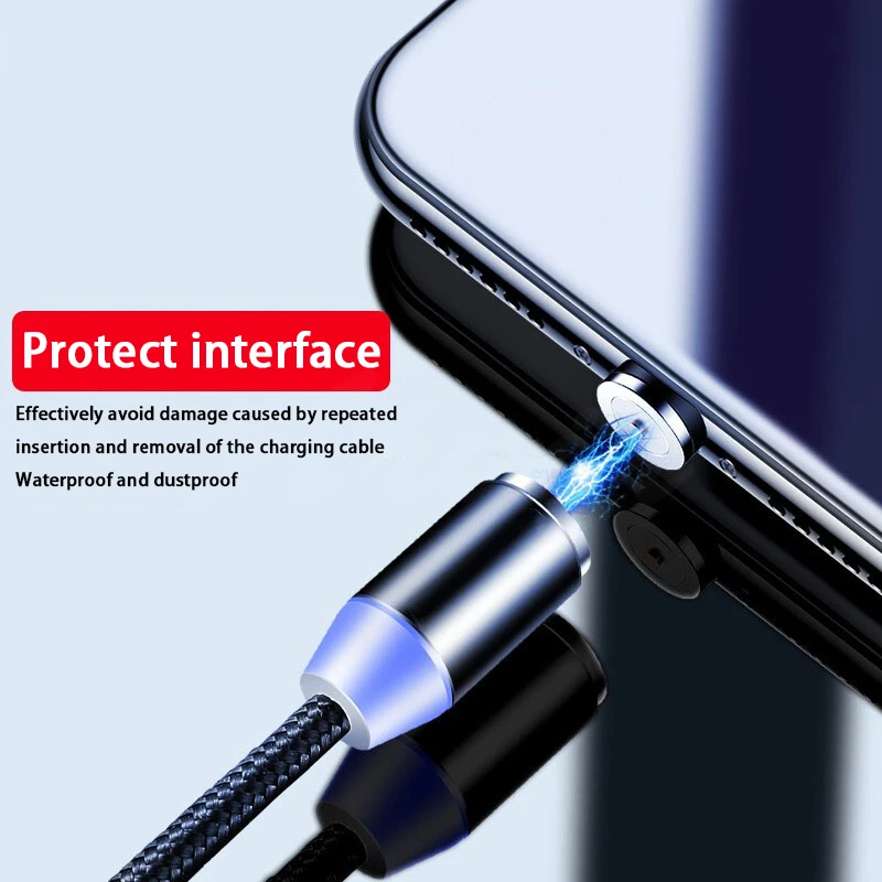 Магнитный USB кабель OLAF Micro для быстрой зарядки Type C магнитное зарядное устройство