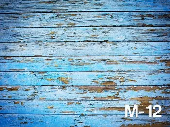 

Wooden Backdrops Photo Background Blue Fade Plank Board Flower Kids Photography Background Photocall For Photo Studio