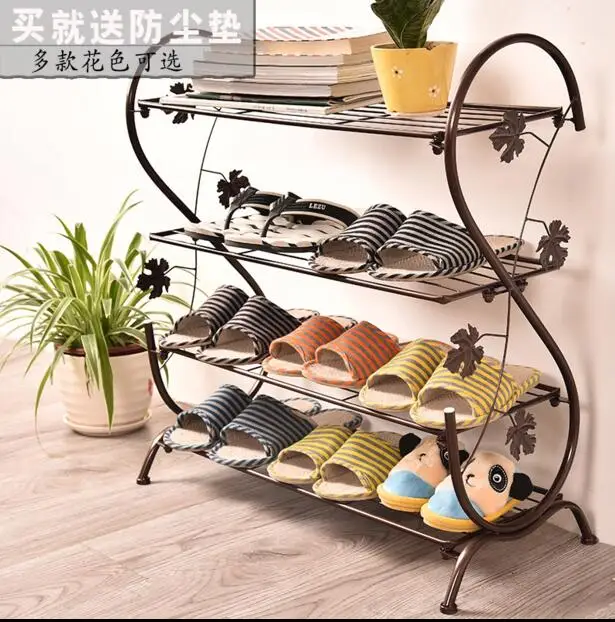 

Tieyi dust-proof dormitory shoe rack for use of multi-layer easy to accept slippers rack