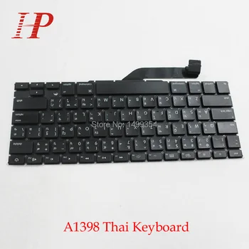 

New A1398 Thai Thailand Keyboard For Apple Macbook Pro 15'' Retina A1398 Keyboard Thai Standard Replacement 2012-2015
