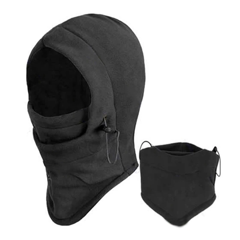Face Mask Thermal Fleece Balaclava Hood Swat Ski Bike Wind Winter Stopper For & Beanies Out Door Sports Apparel Accessories