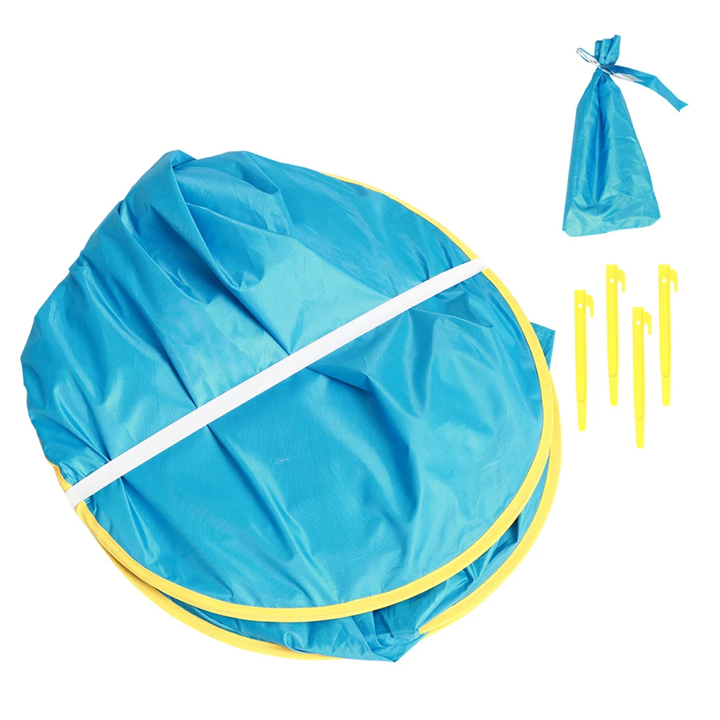 Pop Up Baby Beach Tent with Shade Pool UV Protection Canopy Sun Shelter Playhouse Hut for Infant Water Sand Toy 50+ UPF Portable