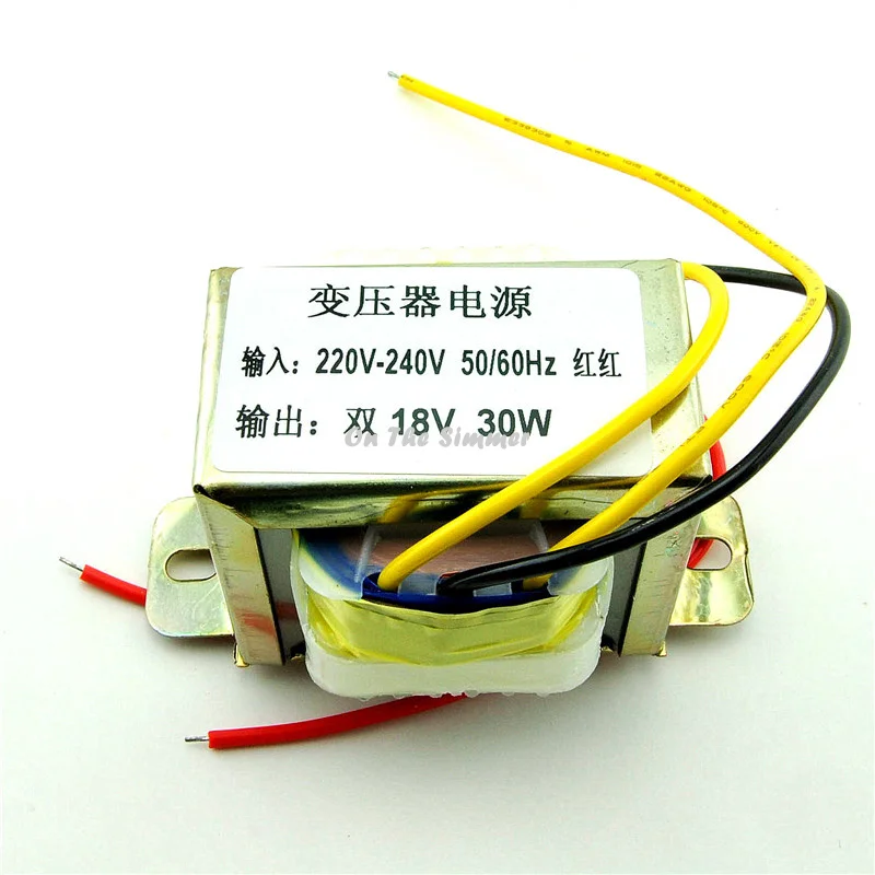 

30W dual 18V 30W2*18V power transformer input 220V 50Hz/ output double 18V