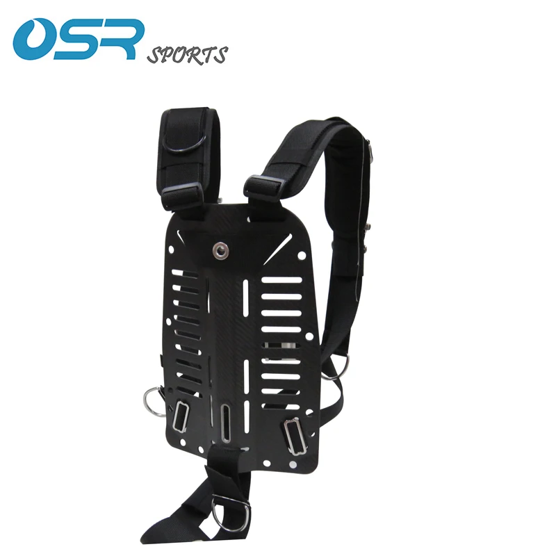 Carbon backplate harness back